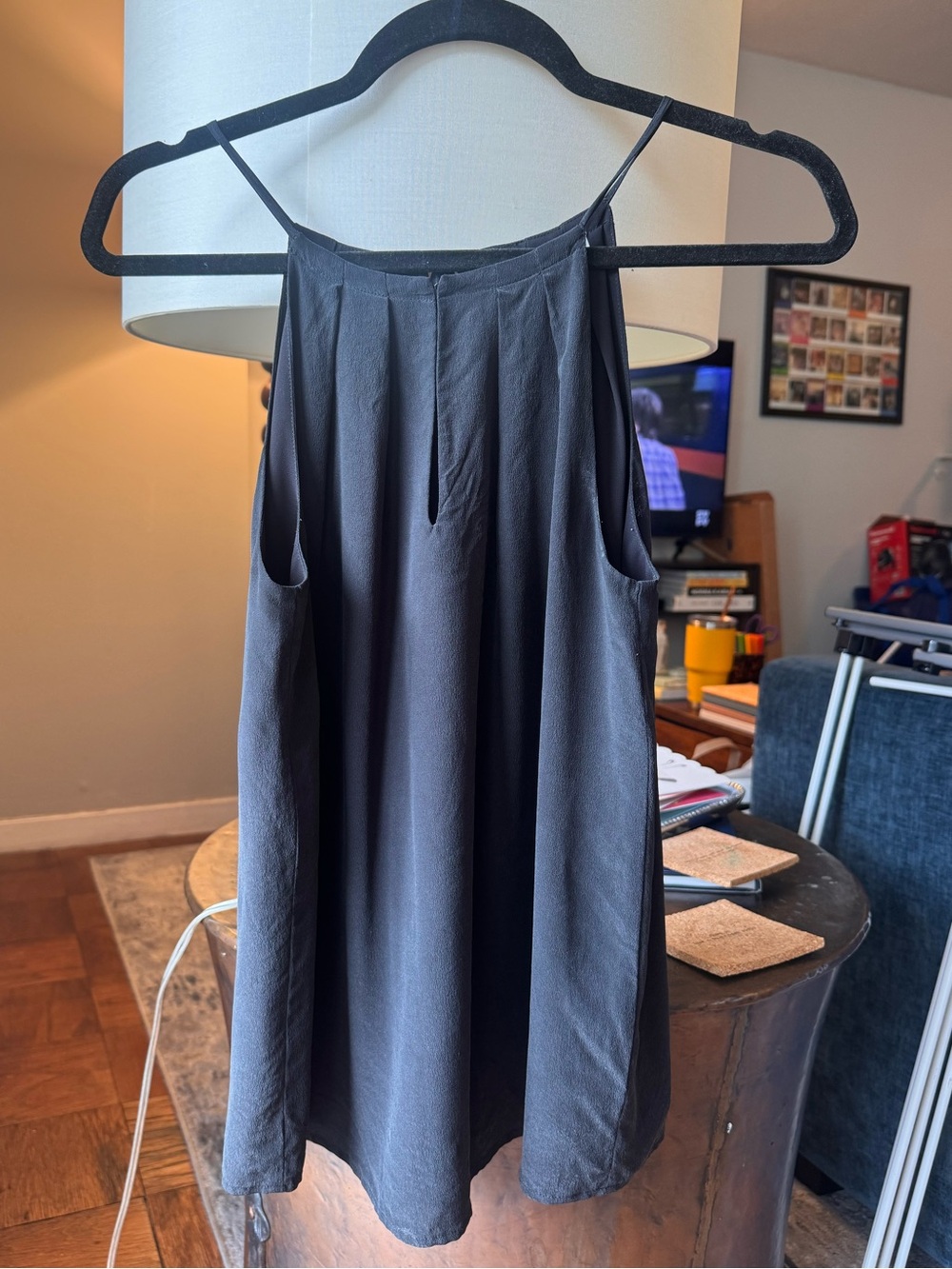 Joie Black Sleeveless Halter Top